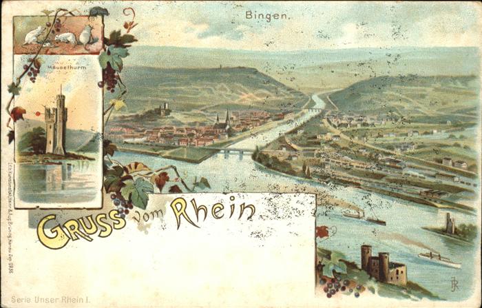 Bingen Rhein Häuselthurm Mäuse Rhein