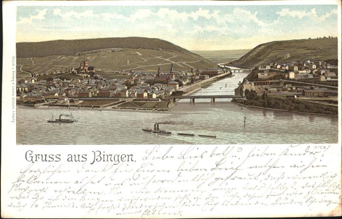 Bingen Rhein Dampfschiffe