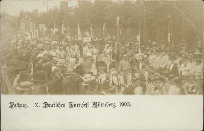 Nuernberg Festzug Turnfest 1903