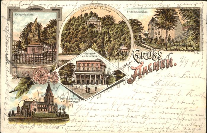 Aachen Linzenahäuschen Kriegerdenkmal Salvator
