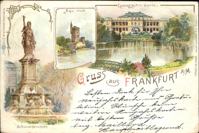 Frankfurt Main Aquarium Zoologischer Garten Schützenbr