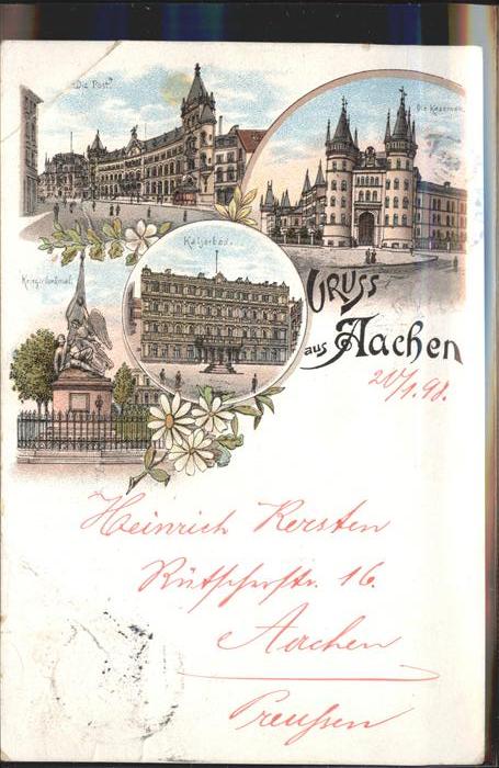 Aachen Kriegerdenkmal Kasernen