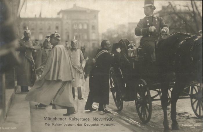 Muenchen Kaisertage 1906 Deutsches Museum Kutsch