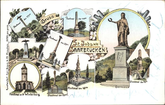 Saarbruecken Germania Denkmal Winterberg
