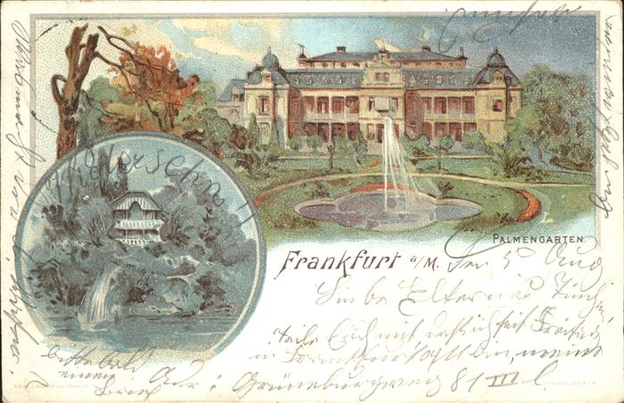 Frankfurt Main Palmengarten