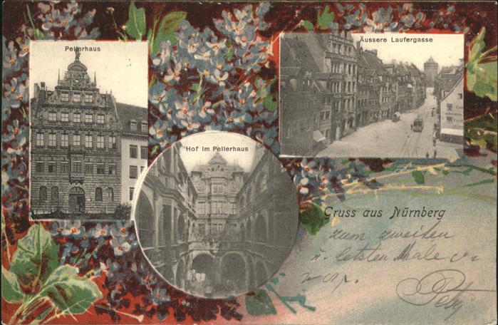 NueRNBERG  CITY Laufergasse Hof Pellerhaus