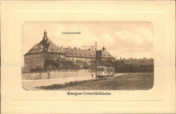 Wangen Stuttgart Strassenbahn Lindenschule