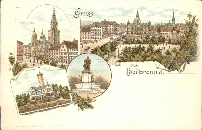 Heilbronn Neckar Wartberg Brücke Denkmal