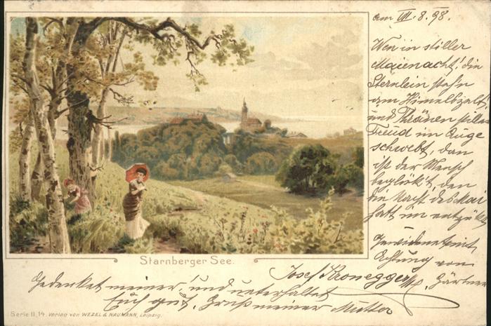 Starnbergersee Künstlerkarte