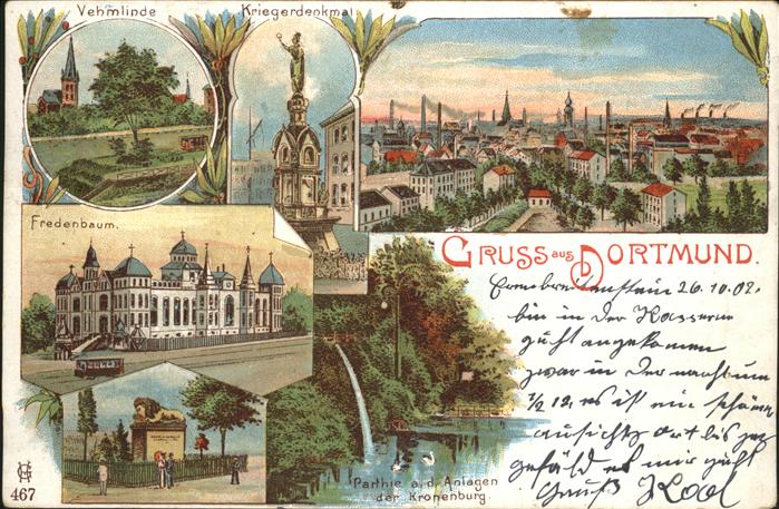 Dortmund Fredenbaum Vehmlinde Kriegerdenkmal Kro