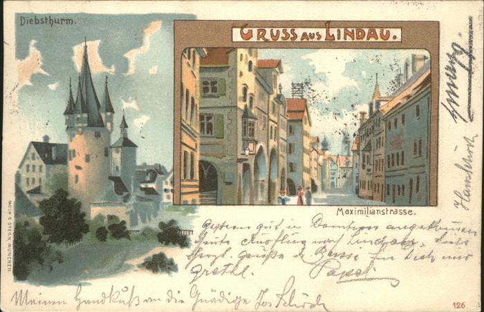 Lindau Bodensee Maximilianstr. Diebsthurm