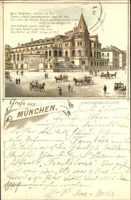 Muenchen Löwenbräukeller Kutschen