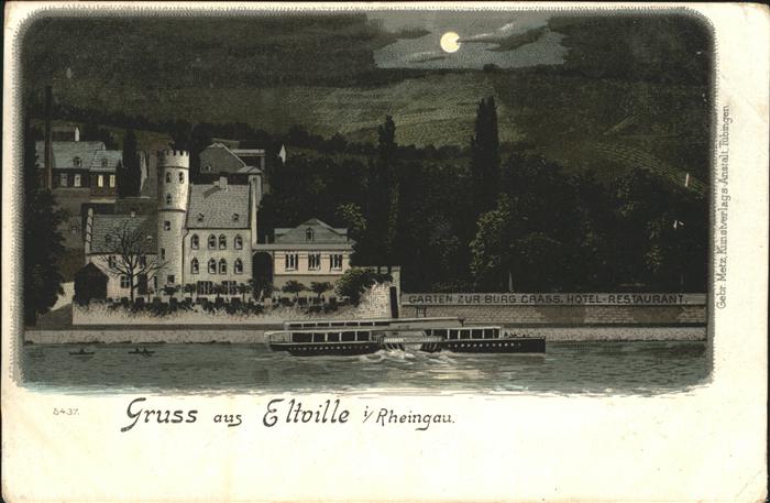 Eltville Rhein Mond Hotel Burg Crass