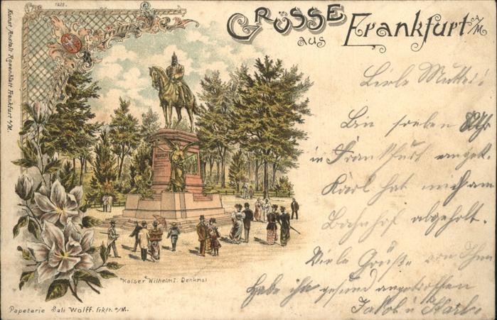 Frankfurt Main Denkmal Kaiser Wilhelm