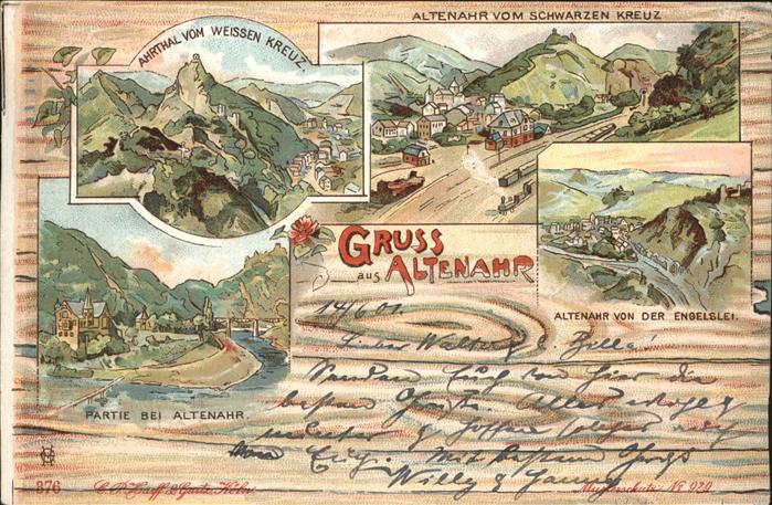 Altenahr Engelslei Schwarzen Kreuz Weissen Kreuz