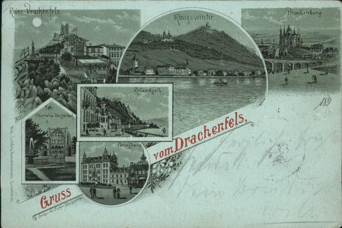 Drachenfels Ruine Königswinter Drachenburg Petersbe
