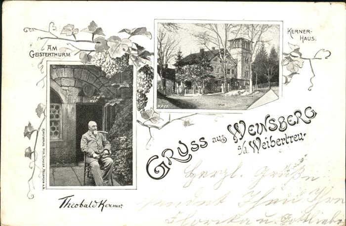 Weinsberg Kerner Haus Theobald Kerner Geisterthurm