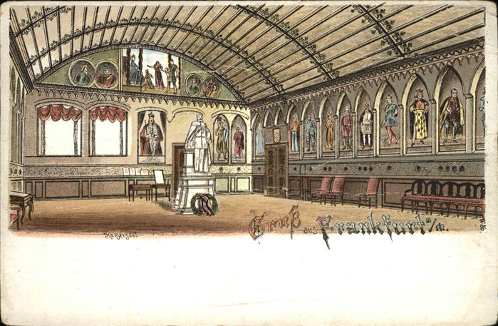 Frankfurt Main Kaisersaal Innen Denkmal