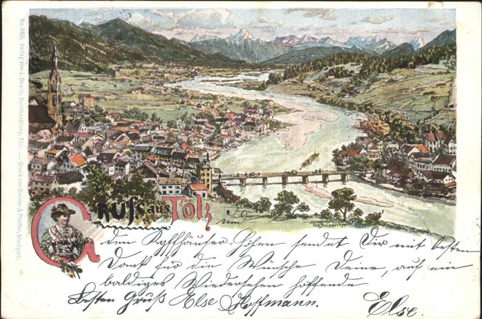 Bad Toelz Brücke Tracht