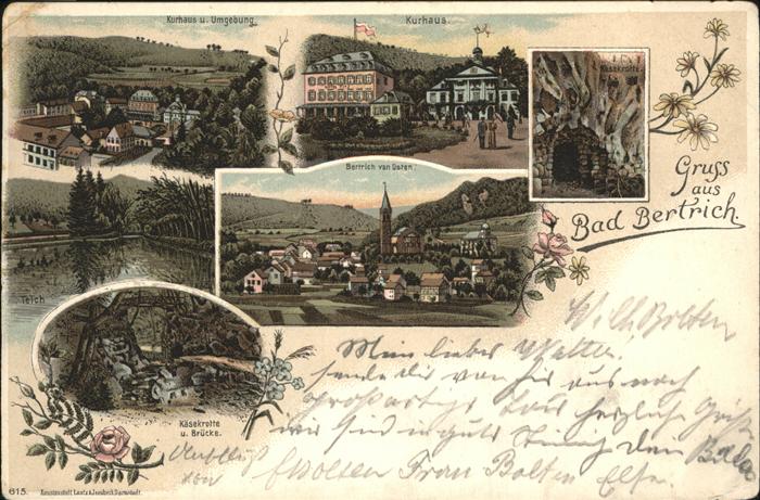 Bad Bertrich Kurhaus Käsekrotte Brücke