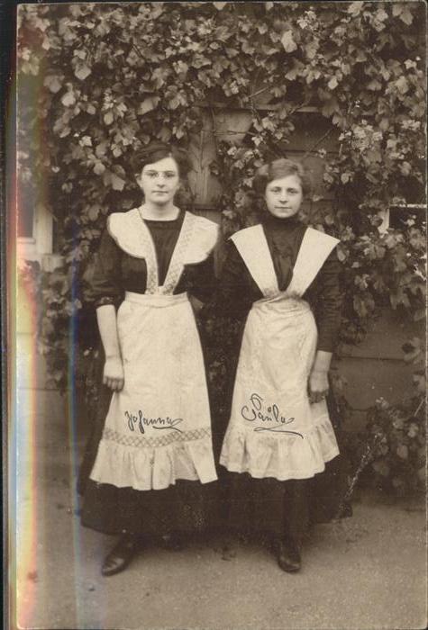 Loebau Sachsen Frauen Schuerze Johanna