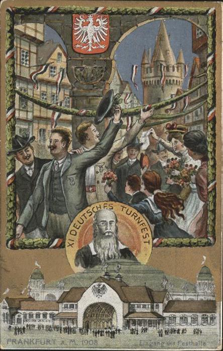 Frankfurt Main Wappen Deutsches Turnfest 1908