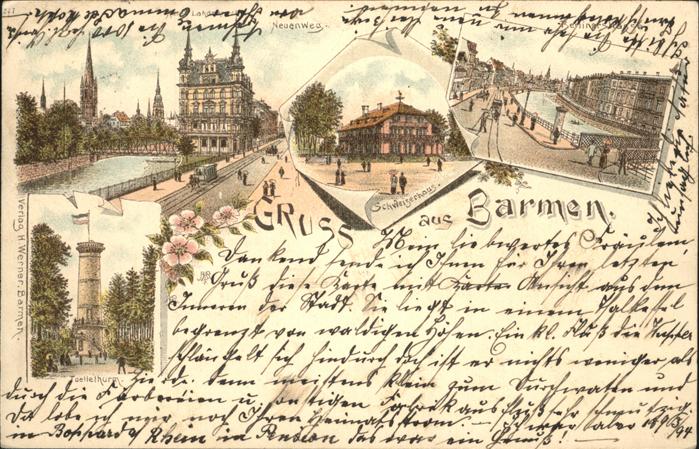 Barmen Wuppertal Schweizerhaus Thurm