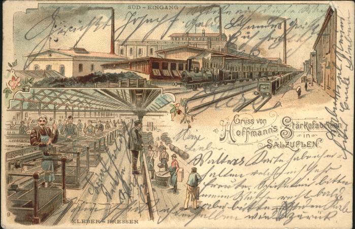 Bad Salzuflen Bahnhof Eisenbahn Stärkefabrik