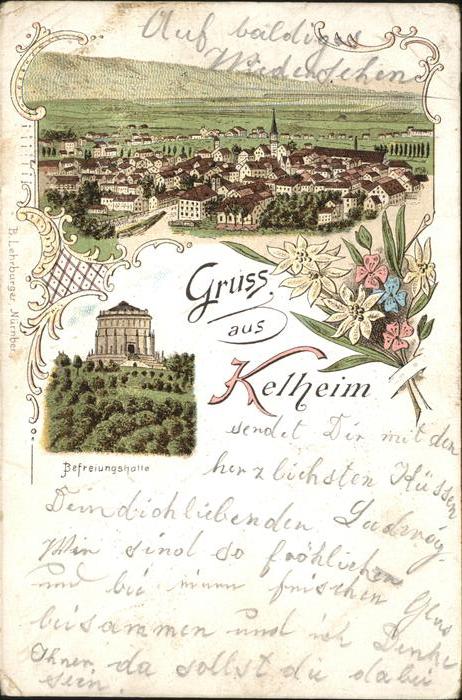 Kelheim Befreiungshalle Blumen