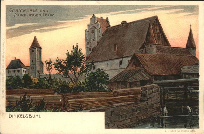 Dinkelsbuehl Stadtmühle Nördlinger Thor