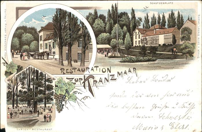 Hermuelheim Restauration zur Kranzmaar Schützenplat