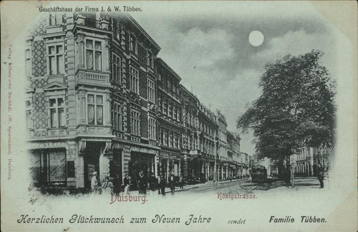 Duisburg Ruhr Königstr. Strassenbahn
