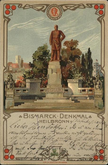 Heilbronn Neckar Bismarck Denkmal