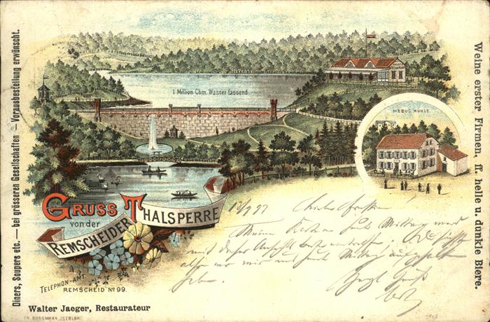 Remscheid Thalsperre