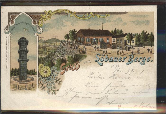 Loebau Sachsen Loebauer Berge Thurm