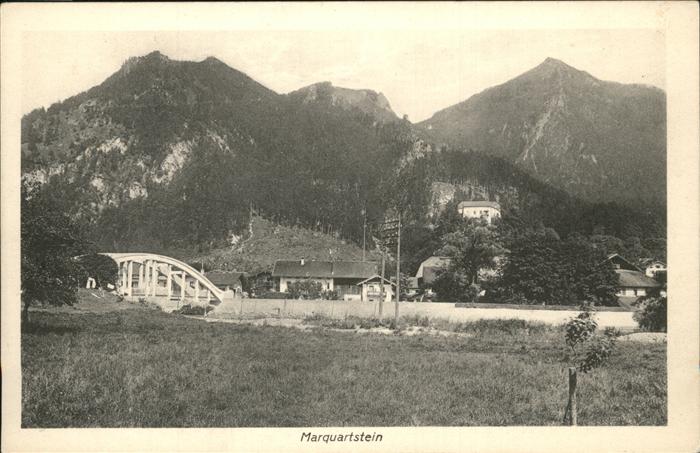 Marquartstein Teilansicht Bruecke