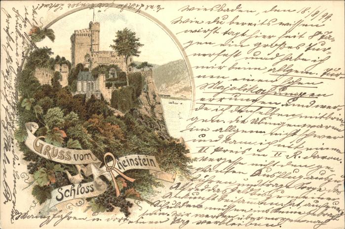 Bingen Rhein Schloss Rheinstein