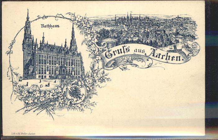 Aachen Rathaus Feldpost