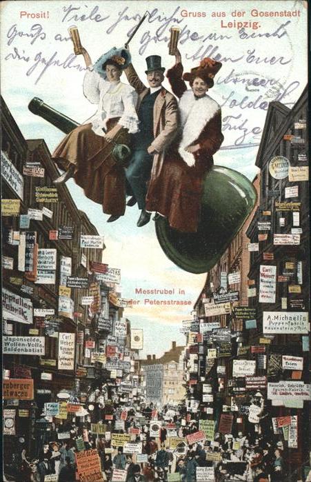 Leipzig Petersstrasse zur Messe