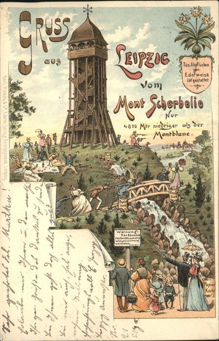 Leipzig Mont Scherbelio Edelweiss Turm