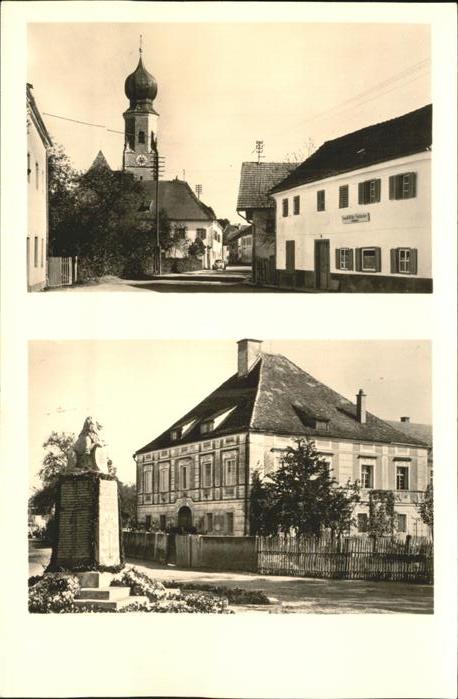 Aigen Inn Partie an der Kirche Denkmal