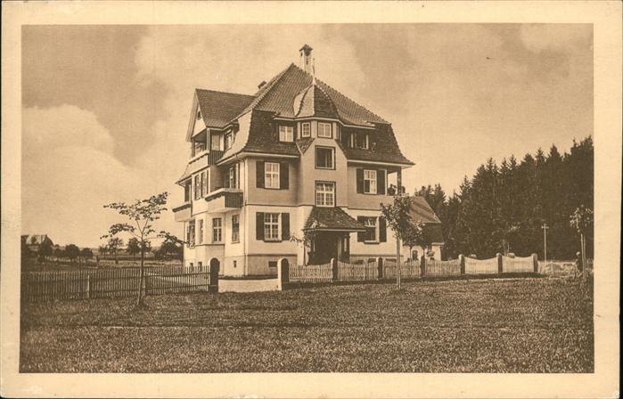 Koenigsfeld Schwarzwald Sonnenhaus Müttererholungsheim