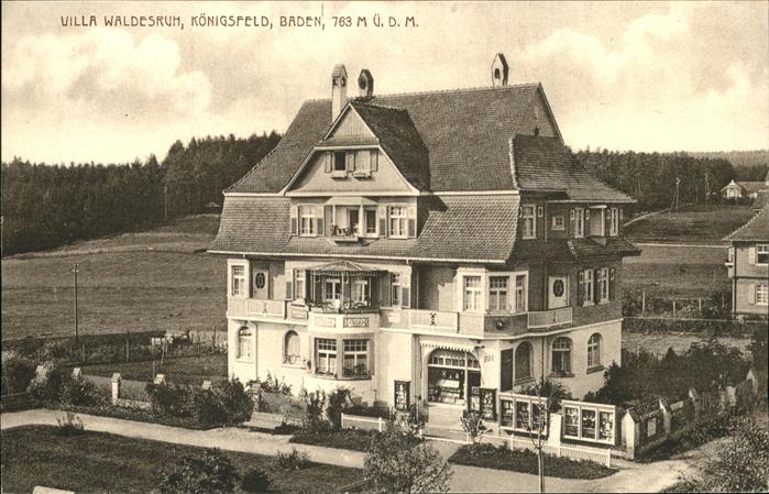 Koenigsfeld Schwarzwald Villa Waldesruh