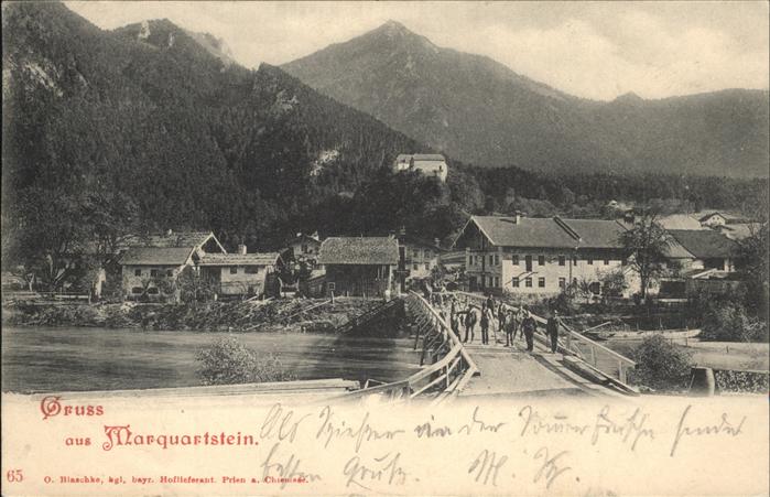 Marquartstein Teilansicht Brücke