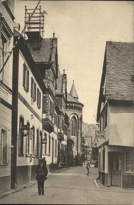 Bacharach Rhein Ortspartie