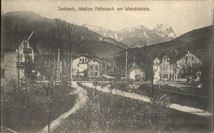 Jenbach Bad Feilnbach Station Feilnbach am Wendelstein Bayerische Alpen