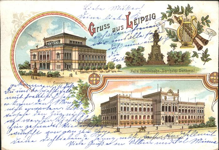 Leipzig Konzerthaus Felix Mendelsohn Bartholdi