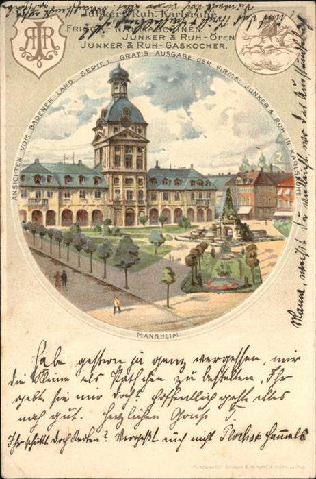 Mannheim Paradeplatz und Kaufhaus