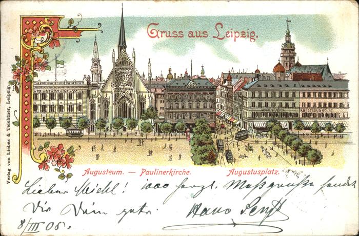 Leipzig Augusteum Paulinerkirche Augustusplatz