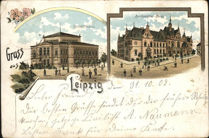 Leipzig Konzerthaus Buchhändler-Börse